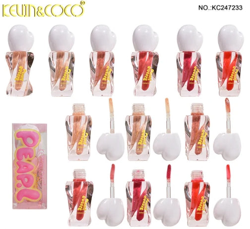 Brillo labial corazón