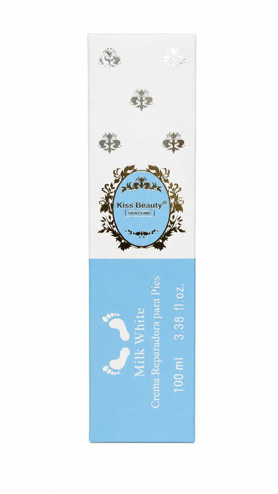 Crema reparadora de pies Milk White Kiss Beauty