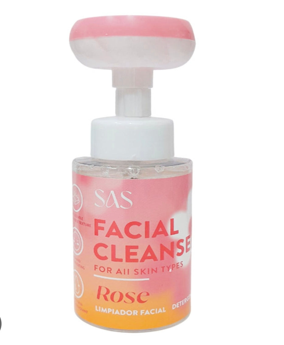 Limpiador facial en forma de flor