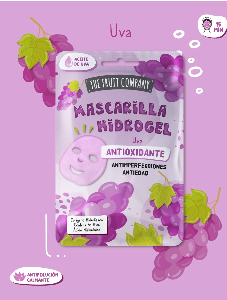 Mascarilla Facial Fruit Company – Varios Aromas