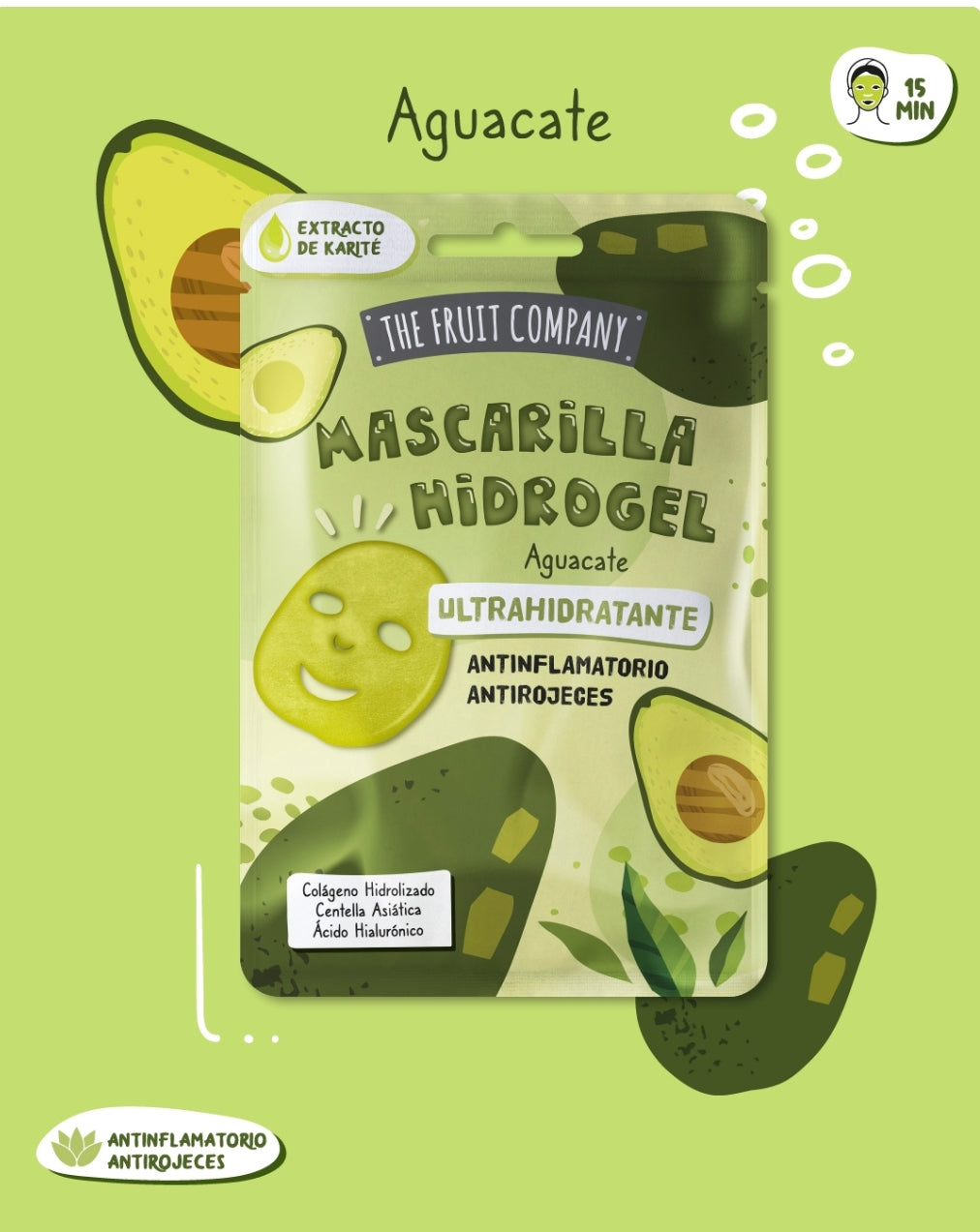 Mascarilla Facial Fruit Company – Varios Aromas