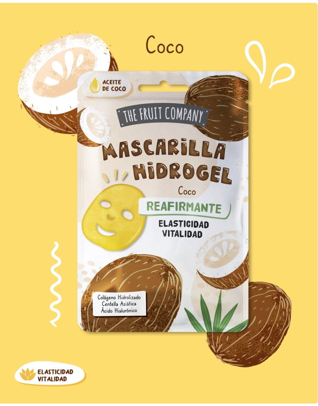 Mascarilla Facial Fruit Company – Varios Aromas