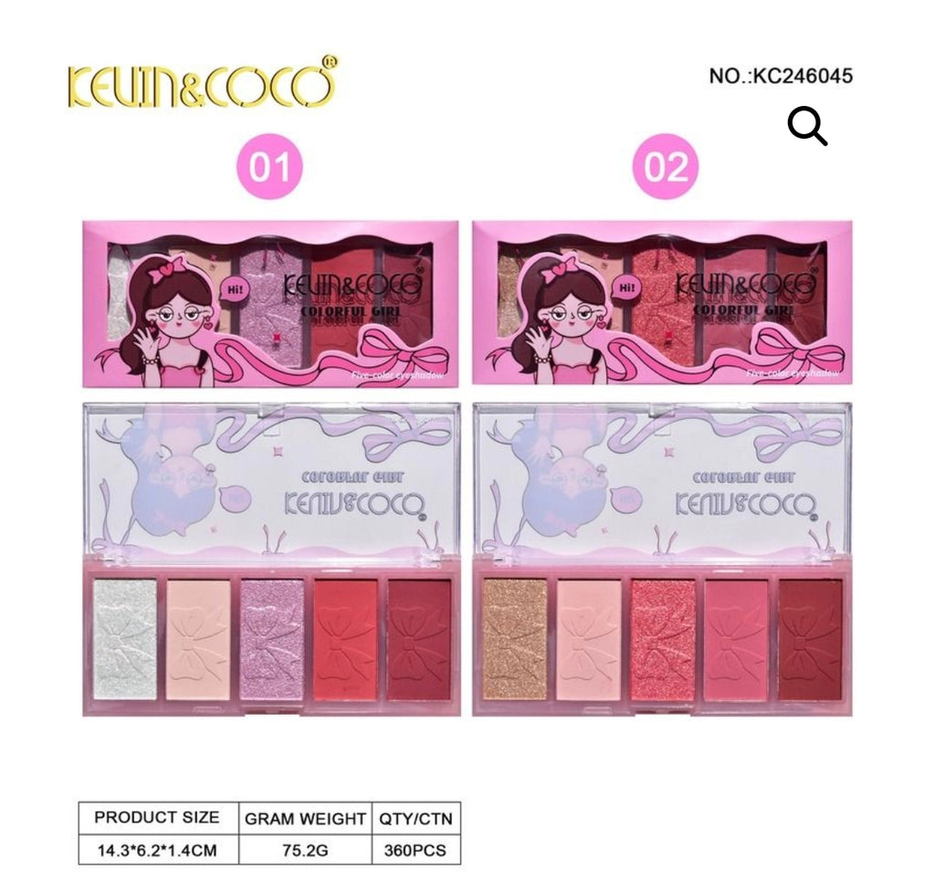 Paleta tonos rosas