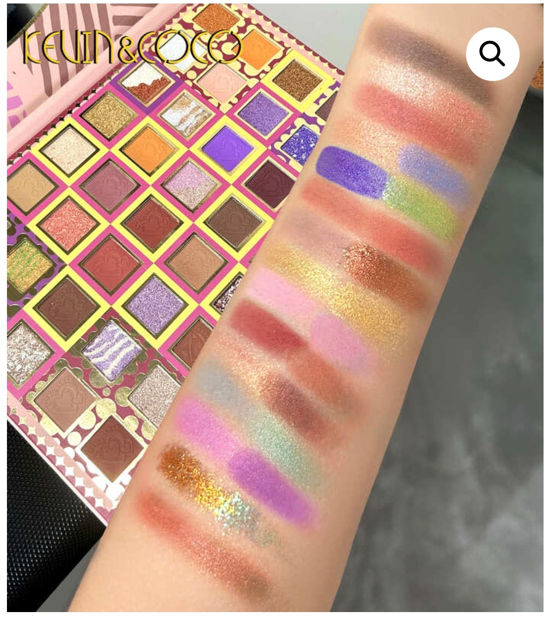 Paleta de 40 colores sombras
